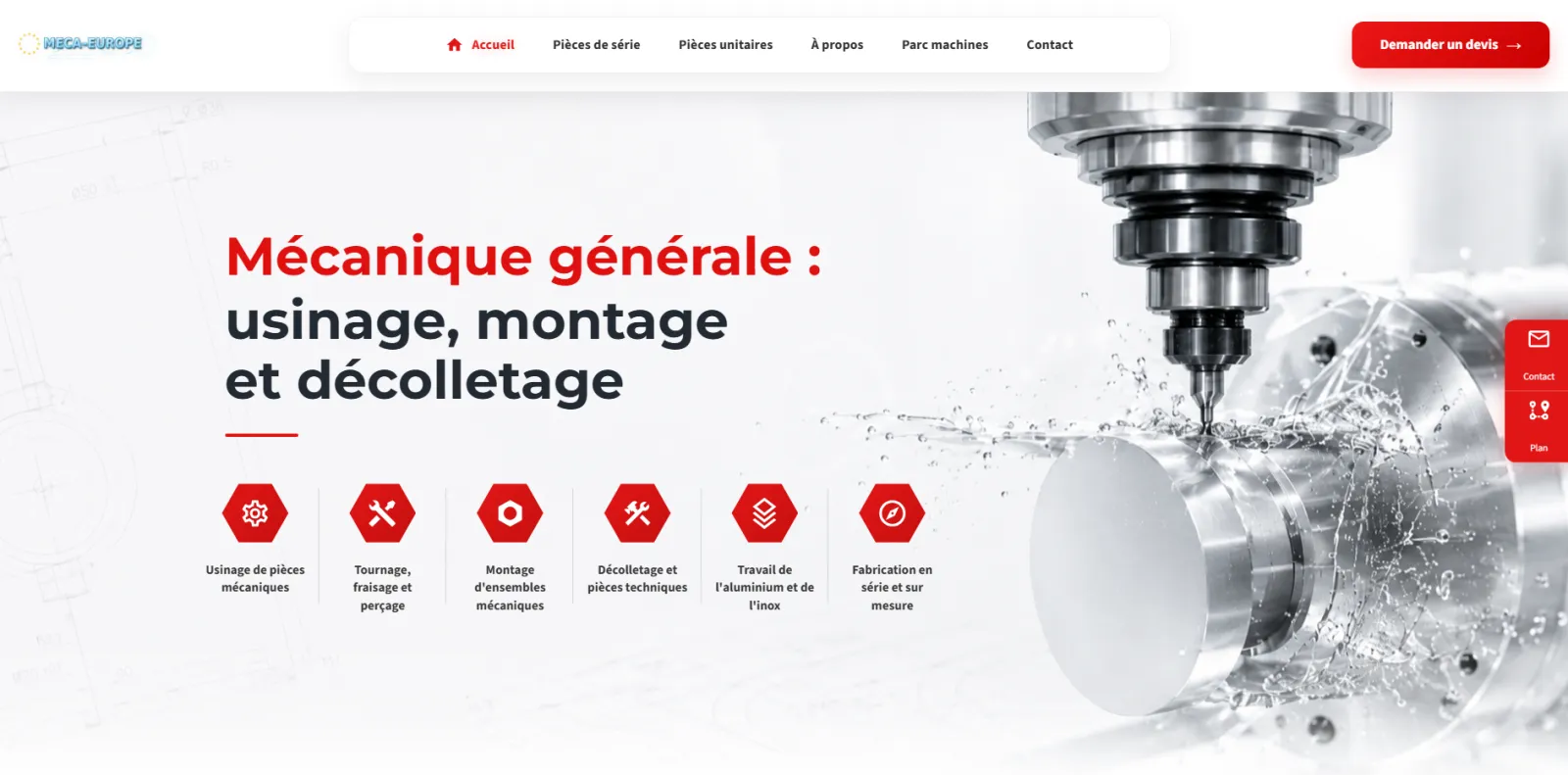 Nouvelle version du site Meca Europe